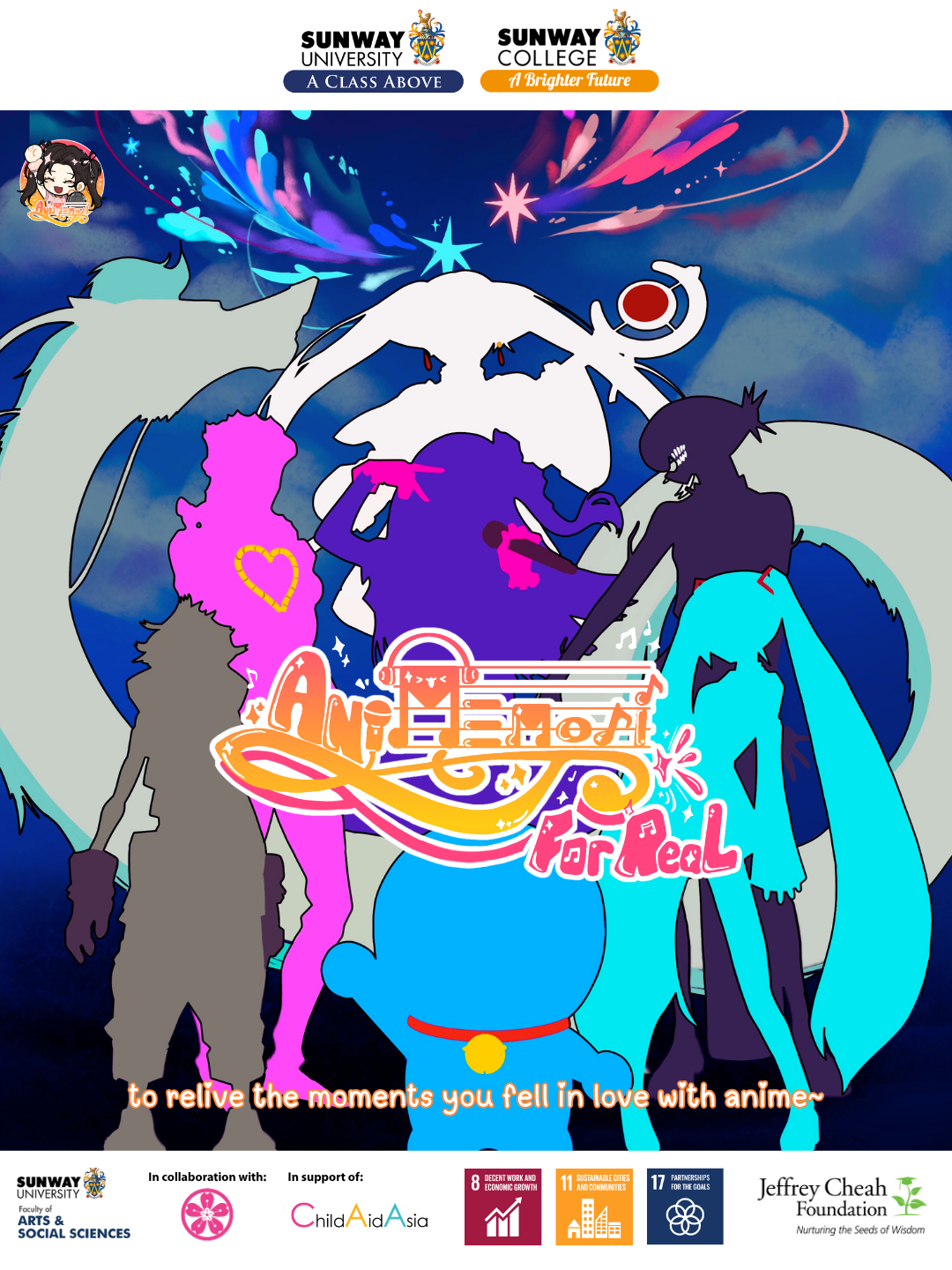 AniMemori For Real — 2026 concert poster
